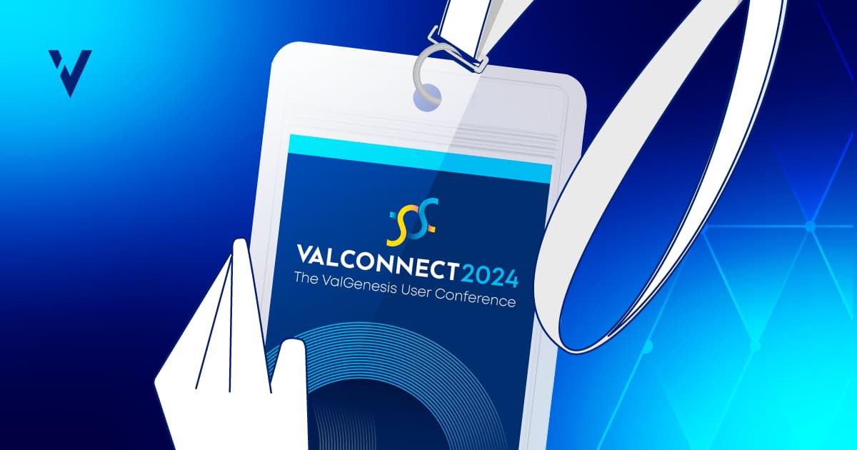 ValConnect 2024 event badge and lanyard